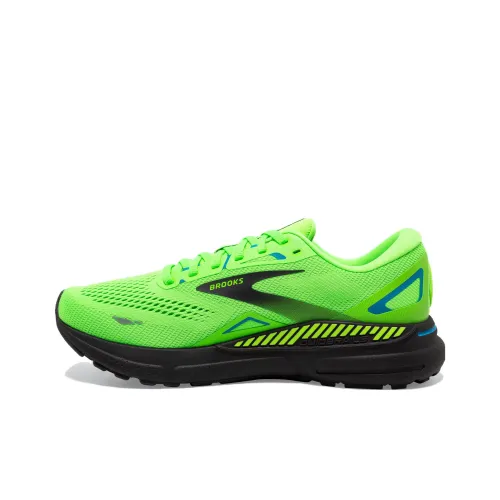 Brooks Shock Absorbers Slip-Resistant Low Top Беговые кроссовки Мужские Зеленые