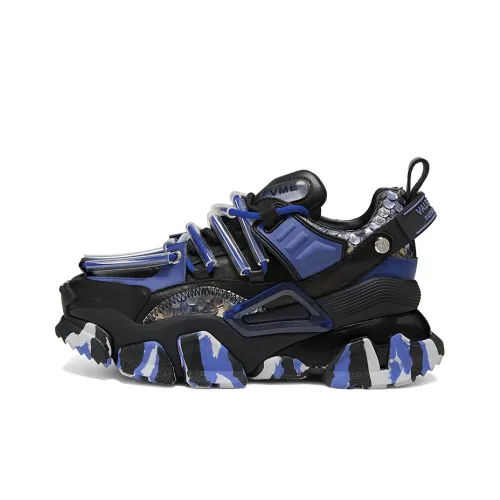VMe Low-Top Chunky Sneakers Black Women's