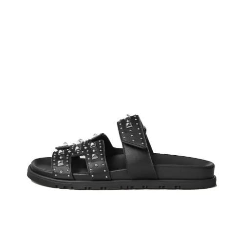 HERMES Chypre Слипоны Женские Черный