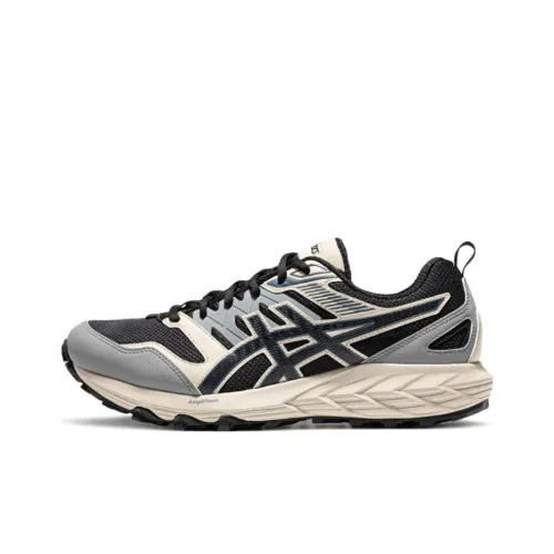 ASICS Gel Sonoma Размер CN Устойчивый к истиранию Дышащий Отскок Низкий Топ Беговые кроссовки Мужские Черный Серый