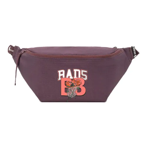 Полиэстеровая вкладышная сумка через плечо поясная сумка стандартная унисекс Deep яркий пурпурный