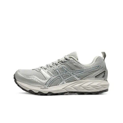 Asics Gel Sonoma Размер CN Отскок And Дышащий Низкий Топ Беговые кроссовки Женские Серебряный Серый