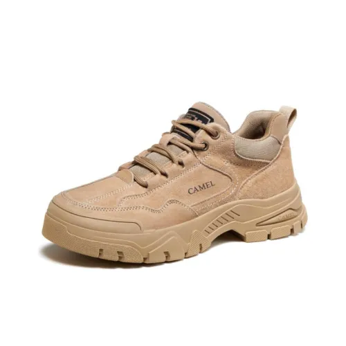 CAMEL Slip-resistant Abrasion-resistant Low Top Streetwear Men's