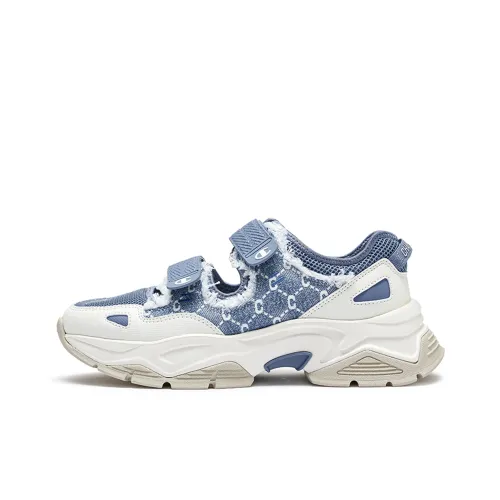 Champion Casual Low Top Marigold Blue/Milk White Women's