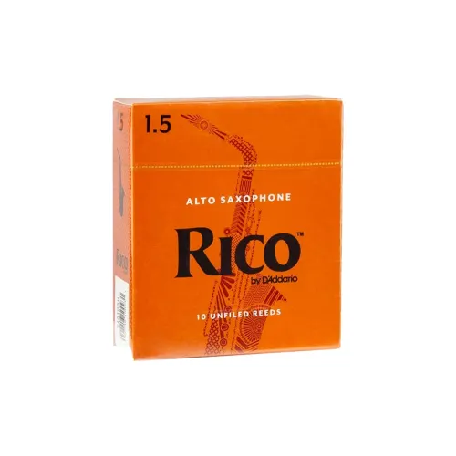 D'Addario RiCO Reeds Orange Box Желтая коробка Средний Sax Пуховые куртки E Tuning Reeds