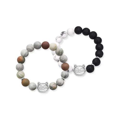 PEACE CAT Сплав Камень с картой Браслеты Унисекс