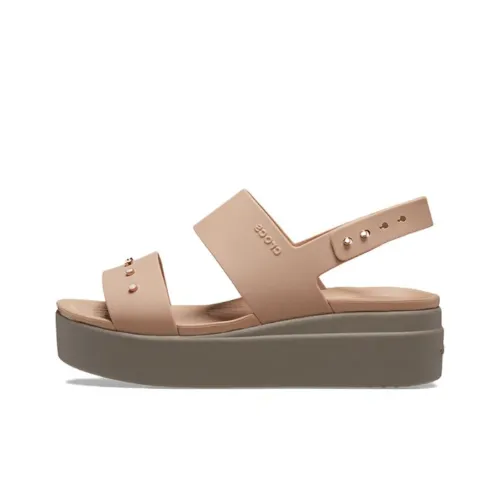 Crocs Brooklyn Пляжные сандалии Женские Коричневый