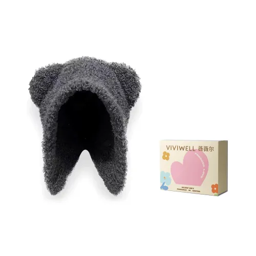 VIVIWELL Полиэстер Шапка-бини Черная Женская