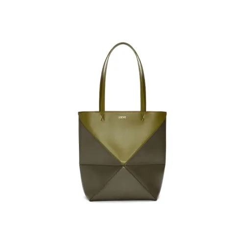 LOEWE Сумка Tote из коровьей кожи сумка для покупок сумка стандартная женская оливково-зеленая