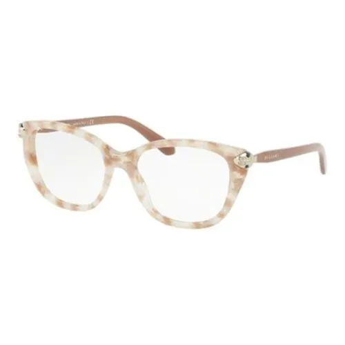 BVLGARI Пластик Нерегулярная форма Оправы для очков Женские Хаки