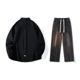 Комплект одежды (Черная рубашка + Черные штаны)