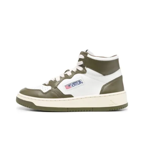 AUTRY Slip-resistant Abrasion-resistant High Top Skateboard Shoes Women's Green AUTRY Противоскользящие Износостойкие Высокие Кроссовки для Скейтбординга Женские Зеленые