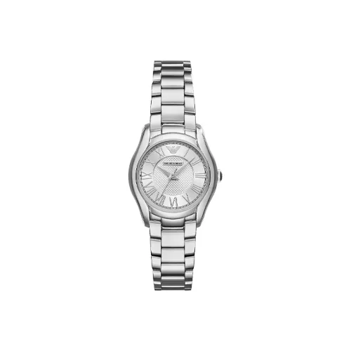 EMPORIO ARMANI Emporio Armani Collection Часы Кварцевый механизм Нержавеющая сталь Ремешок 27 мм Серебристый циферблат