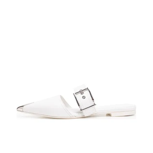 Alexander McQueen Панк Домашние тапочки Женские Белые