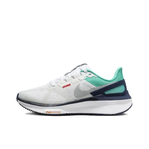 Nike Zoom Structure 25 Беговые кроссовки Низкий верх Белый Зеленый Женский
