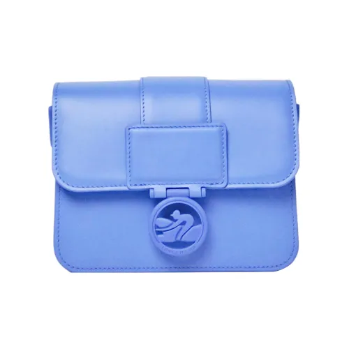 LONGCHAMP Коробка TROT Коровья кожа Сумка на плечо Маленькая Женская Синяя