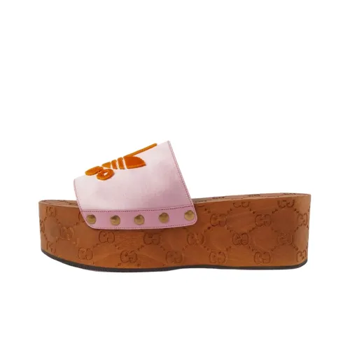 Adidas x GUCCI Стильные Сандалии Женские Розовые