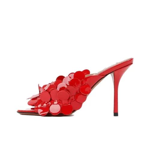 Alaia Слипоны 9 см Женские Красные