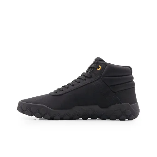 CAT HEX серия предотвращения столкновений + MID Холст Code Легкий Высокий Топ Уличная обувь Унисекс Черный