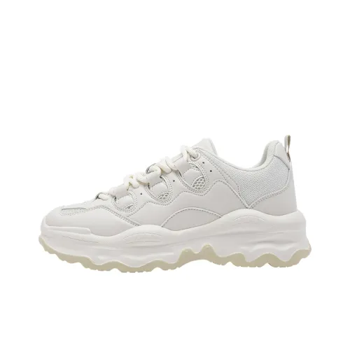 SEMIR Низкий топ массивные кроссовки 5,5 см женские натуральный белый