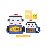 Полицейская машина комбинация Пачка [Маленький размер WB-003 + Крест-Центральная часть Сумка полицейская машина XKB-003]