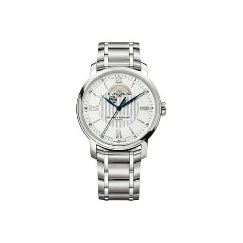 Baume & Mercier Автоматический Механический Механизм Мужские Часы Classima Collection 42мм*39,05мм*9,5мм Серебряные