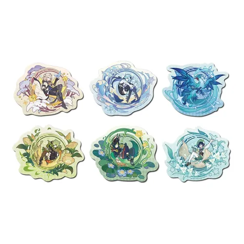 Коллекция персонажей Genshin Impact тематика "Дыхание Беллфлауэр" реквизит для косплея коврик для мыши