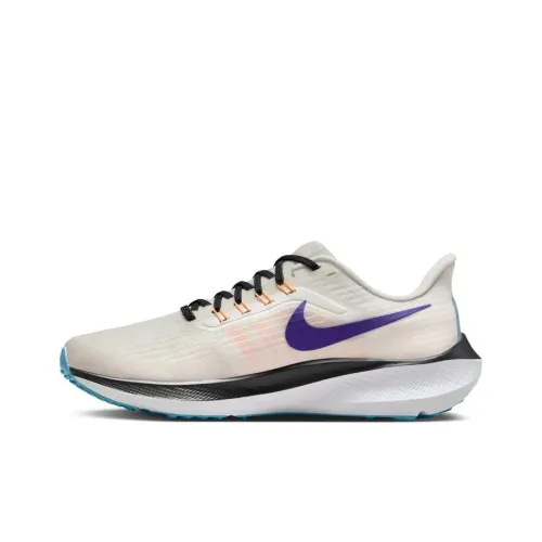 Nike Air Zoom Pegasus 39 Slip-resistant Low Top Беговые кроссовки Женские Белые