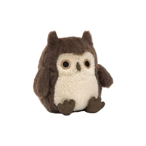 JELLYCAT Bird Collection Коричневый Сова Куклы Плюшевая кукла 11 см Высота в сидячем положении