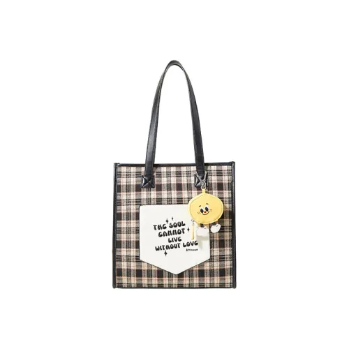 Sound For Life ПУ (полиуретан) Сумка Сумка через плечо Большая Женская Черная Хаки