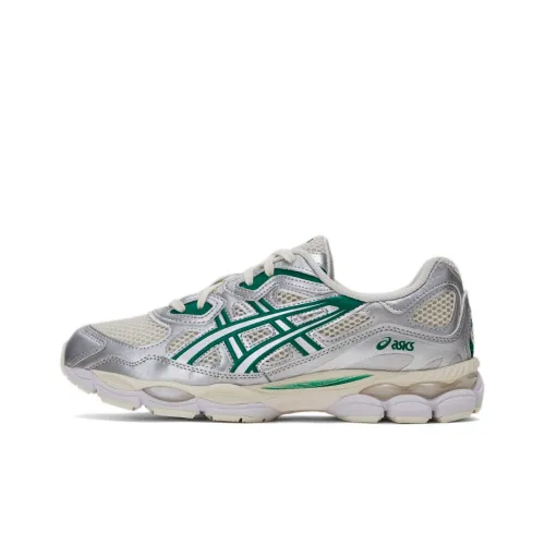 Asics Gel NYC Collection Низкий Топ Casual Унисекс Экрю Серебристый Зеленый