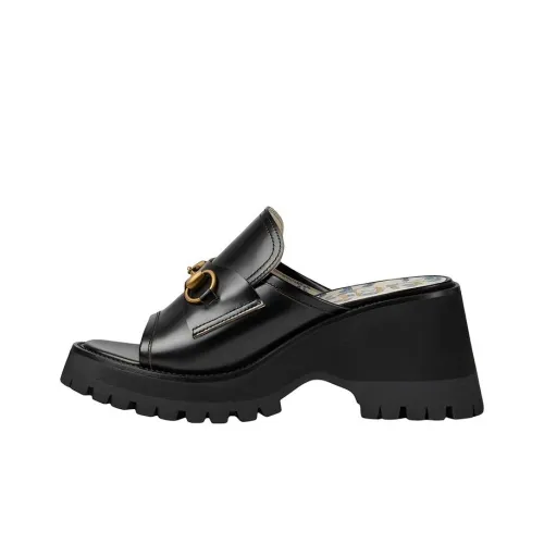 GUCCI Слипоны Женские Черные