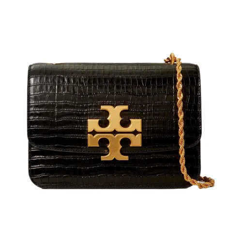 TORY BURCH ELEANOR Кожа Конверт Сумка через плечо Женская Черная