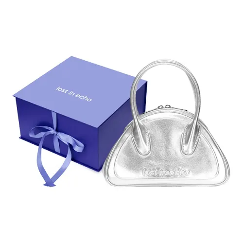 Lost In Echo Коровья кожа Боулинг-шар Сумка через плечо Сумка Маленькая Women's Silver