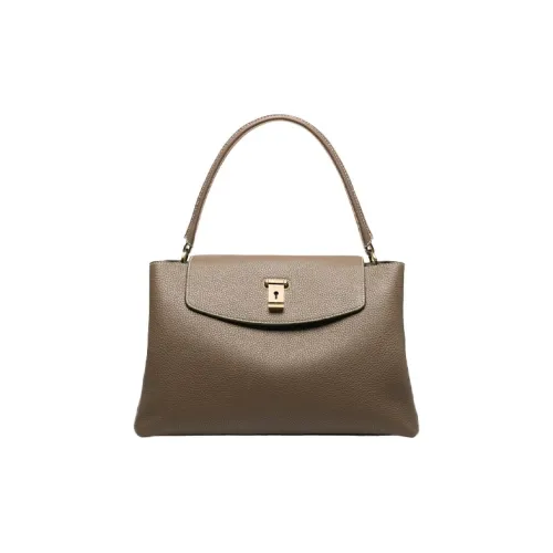 BALLY Layka Телячья кожа с текстурой Сумка через плечо Сумка мини Женская Бежевая