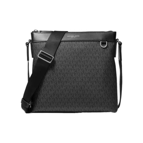 MICHAEL KORS Greyson Искусственная кожа Сумка через плечо Сумка для доставки Средний Мужской Черный