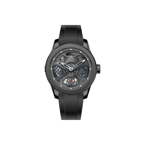 CHARLOTTE RAFFAELLI· Серия The Heart of Machinery X Меха Наручные часы Механический механизм Черный циферблат Мужские часы