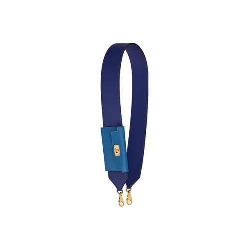 HERMES Kelly Pocket Swift Epsom Телячья кожа Сумка Ремень Женские Сапфирово-синий