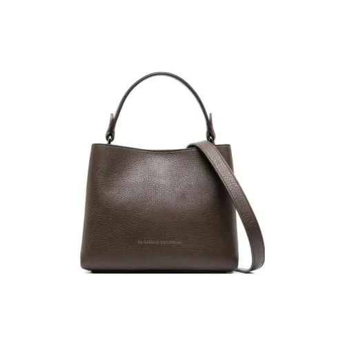 BRUNELLO CUCINELLI Сумка через плечо из телячьей кожи сумка для женщин цвет умбра