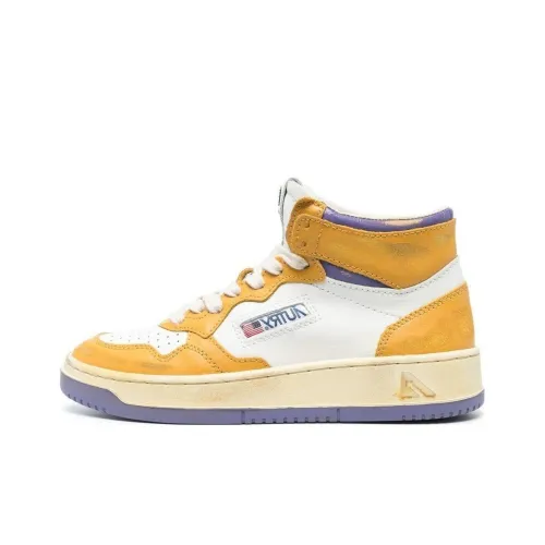 AUTRY Высокие кроссовки для скейтбординга женские желтые