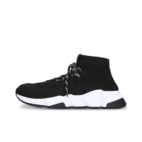 Balenciaga Повседневные Высокие Кеды Черные/Белые Женские