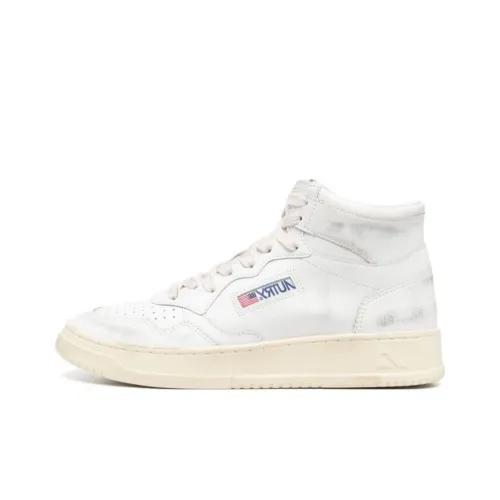 AUTRY Medalist High Топ Скейтборд Кроссовки Женские Белые Потертый