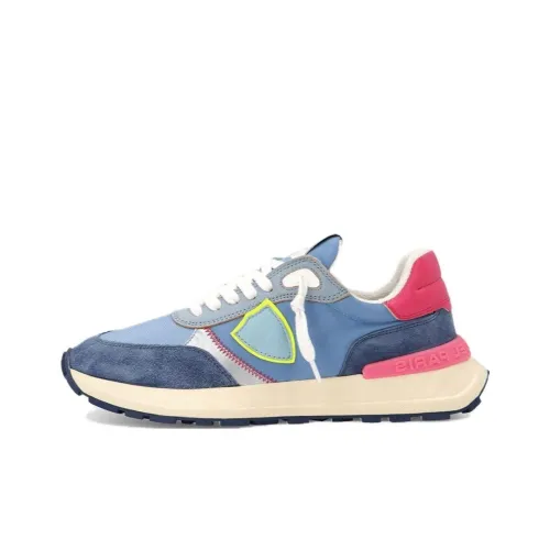 PHILIPPE MODEL Низкий топ Повседневная обувь Женская Розовый Синий