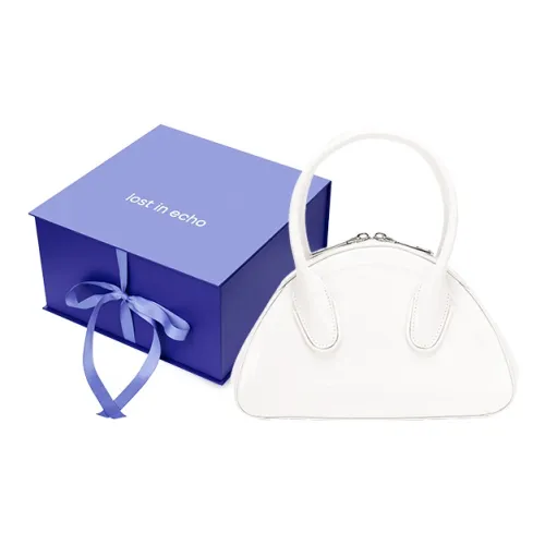 Lost In Echo Боулинг-шар из коровьей кожи Сумка через плечо Сумка маленькая Женская Белая