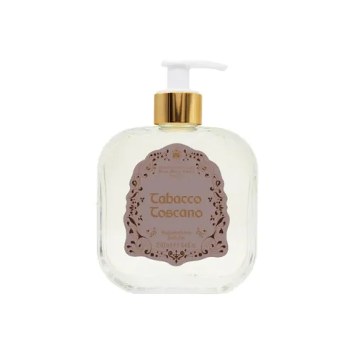 Santa Maria Novella Tabacco Toscano Увлажняющий гель для душа стеклянная бутылка 250 мл