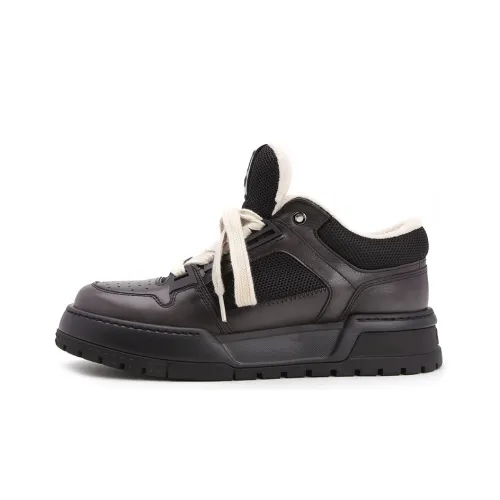 SATCHI Низкий топ Повседневная обувь Мужская Серый 4CM