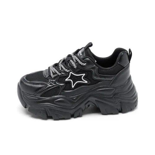 AGSDON Низкий топ обувь с толстой подошвой женская