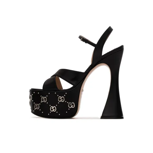 GUCCI One Ремешок Сандалии Женские Черные