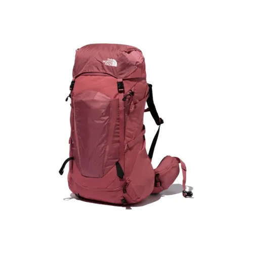 The North Face 55L Рюкзак Outdoor Сумка Переработанный Нейлон Камео Коричневый Розовый Унисекс
