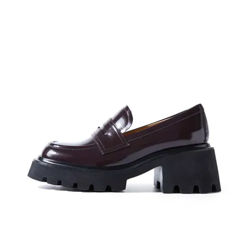 Marie Claire Лоферы 6 см Женские Трюфель Вино Коричневый